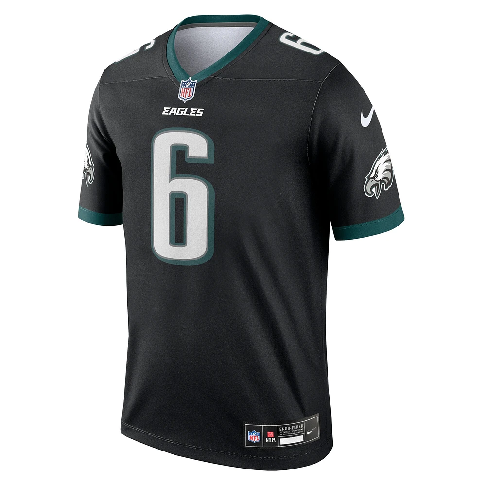Men's Nike DeVonta Smith Black Philadelphia Eagles Alternate Legend Jersey