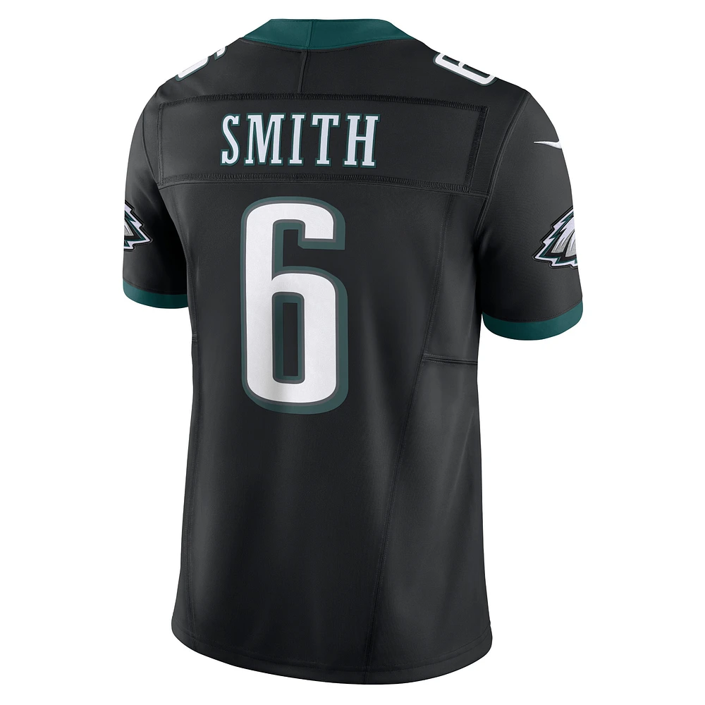 Nike DeVonta Smith pour homme Noir Philadelphia Eagles Alternate Vapor F.U.S.E. Maillot limité