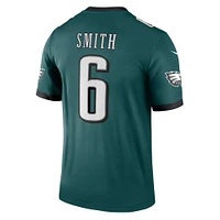 Men's Nike DeVonta Smith Green Philadelphia Eagles Team Legend Player Performance Top