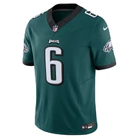 Nike DeVonta Smith Vert pour hommes Philadelphia Eagles Vapor F.U.S.E. Maillot limité