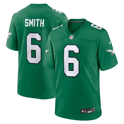 Maillot de joueur jeu alternatif Nike DeVonta Smith Kelly Green Philadelphia Eagles pour hommes