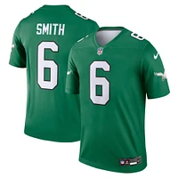 Men's Nike DeVonta Smith Kelly Green Philadelphia Eagles Alternate Legend Jersey