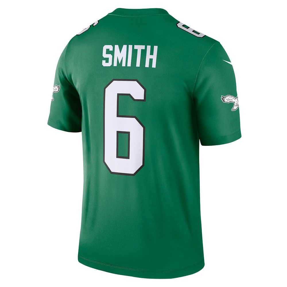 Men's Nike DeVonta Smith Kelly Green Philadelphia Eagles Alternate Legend Player Performance Top