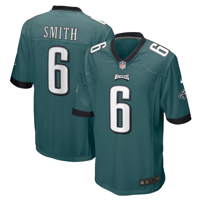 Maillot de match des Eagles Philadelphie Nike DeVonta Smith vert nuit pour homme