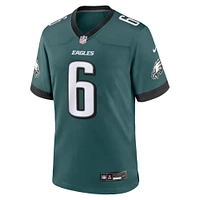 Men's Nike DeVonta Smith Midnight Green Philadelphia Eagles Team Game Jersey