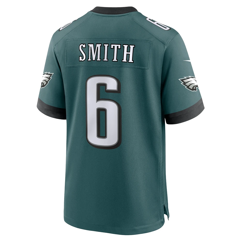 Men's Nike DeVonta Smith Midnight Green Philadelphia Eagles Team Game Jersey