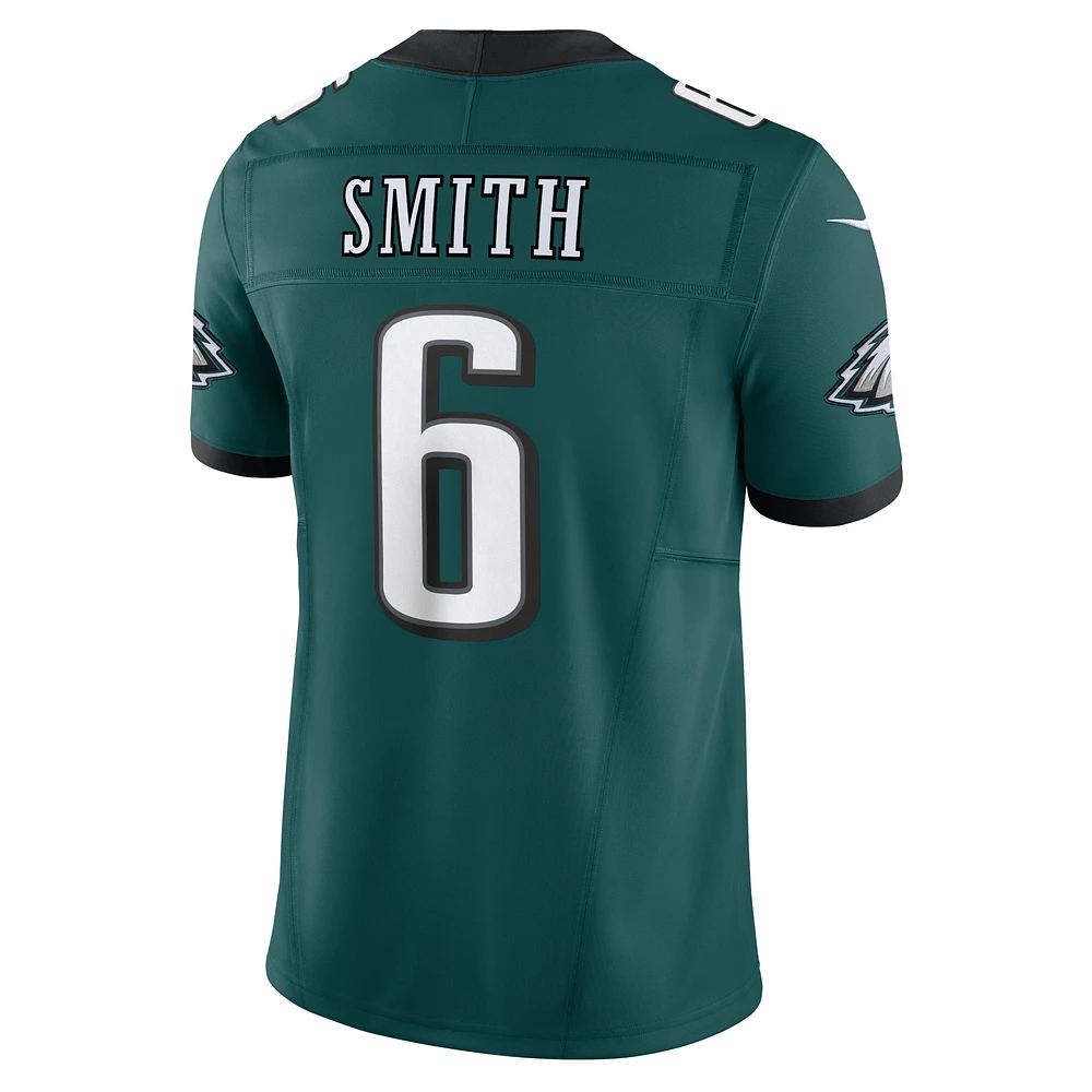 Nike DeVonta Smith Midnight Green pour homme Philadelphia Eagles Vapor F.U.S.E. Maillot limité