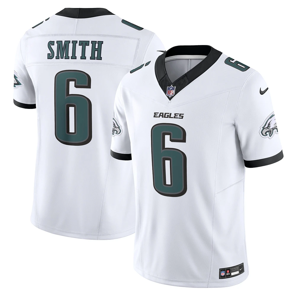 Nike DeVonta Smith pour homme Blanc Philadelphia Eagles Vapor F.U.S.E. Maillot limité