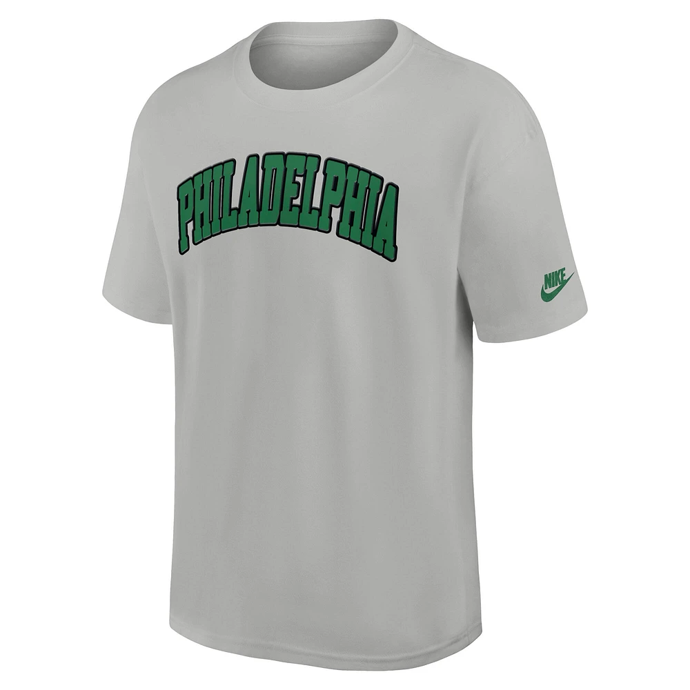 Men's Nike Gray Philadelphia Eagles Rewind Statement Max90 T-Shirt