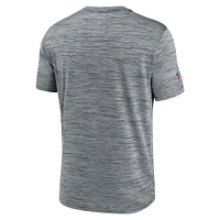 Men's Nike Gray Philadelphia Eagles Velocity Alternate Logo Performance T-Shirt