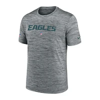 T-shirt Nike gris Philadelphia Eagles Velocity Performance pour homme