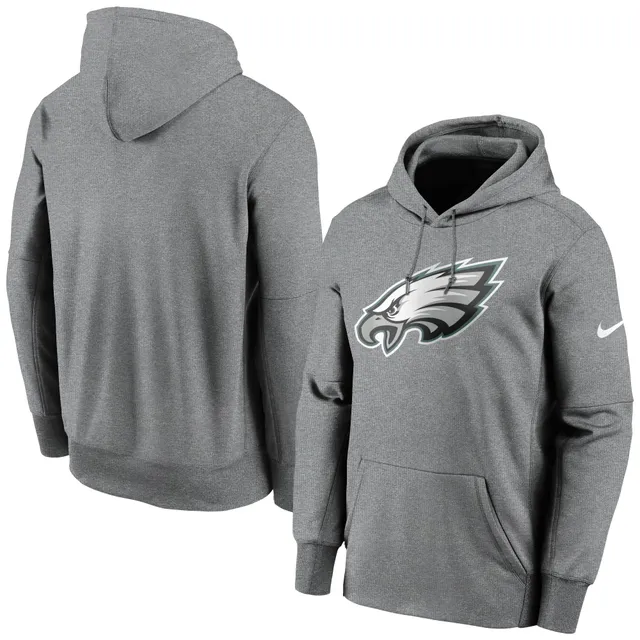 Men's Philadelphia Eagles Color Block Nike Therma NFL Pullover Hoodie in Black, Size: Large | 011S149N86-05K