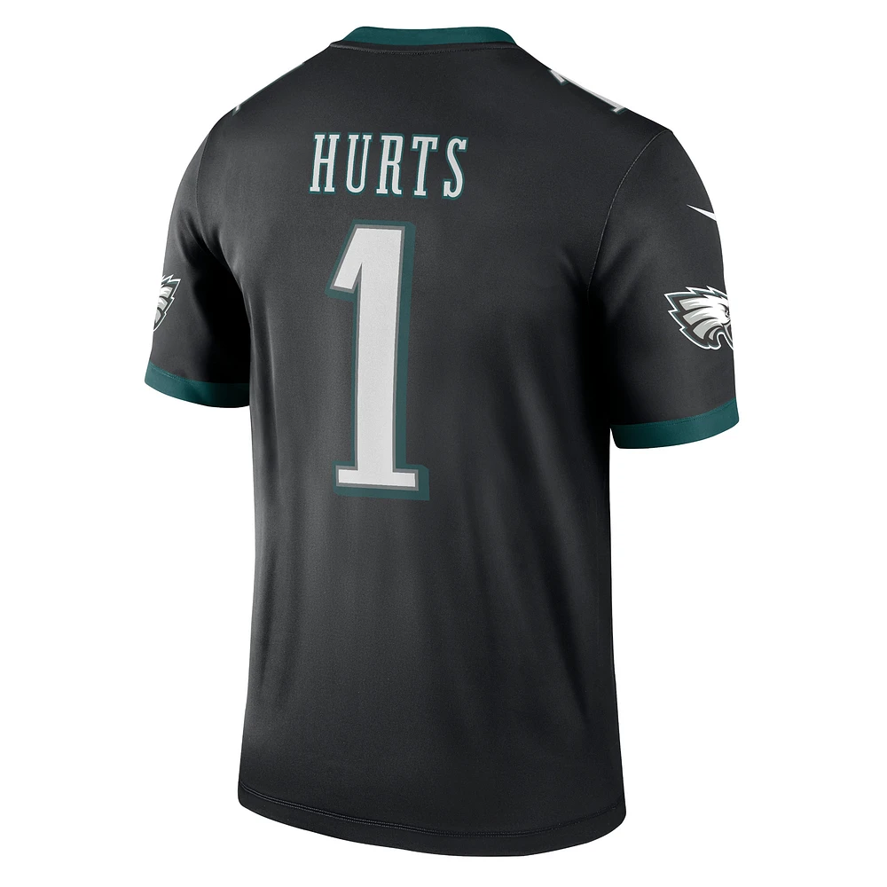 Men's Nike Jalen Hurts Black Philadelphia Eagles Alternate Legend Player Performance Top