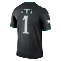 Haut de performance Nike Jalen Hurts pour homme, noir, Philadelphia Eagles Alternate Legend Player