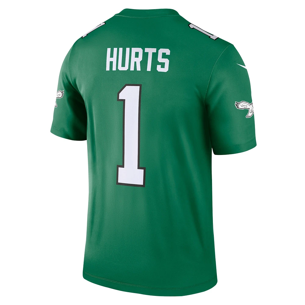 Men's Nike Jalen Hurts Kelly Green Philadelphia Eagles Alternate Legend Jersey