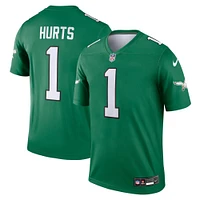 Men's Nike Jalen Hurts Kelly Green Philadelphia Eagles Alternate Legend Player Performance Top