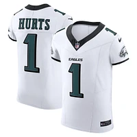 Maillot Nike Jalen Hurts blanc pour homme des Philadelphia Eagles Vapor F.U.S.E. Elite