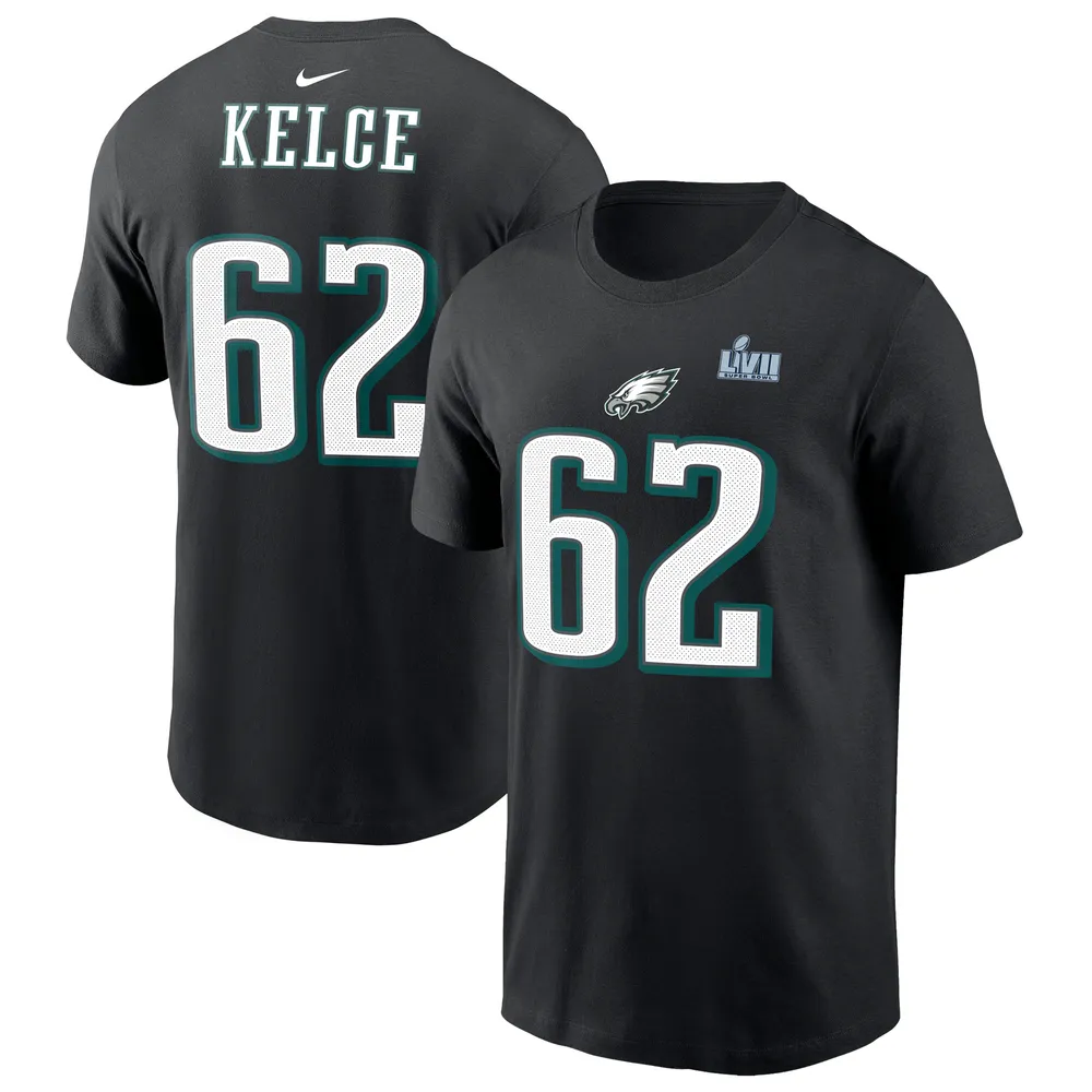 Lids Jason Kelce Philadelphia Eagles Super Bowl LVII Name Number T- Shirt - Black |