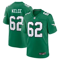 Men's Nike Jason Kelce Kelly Green Philadelphia Eagles Alternate Game Player Jersey