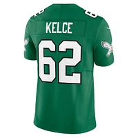 Men's Nike Jason Kelce Kelly Green Philadelphia Eagles Vapor F.U.S.E. Limited Jersey