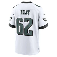 Maillot de match blanc Nike Jason Kelce des Eagles Philadelphie pour homme