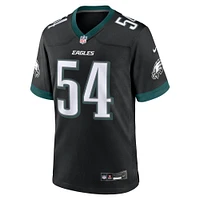 Men's Nike Jeremiah Trotter Jr. Black Philadelphia Eagles Alternate Game Jersey