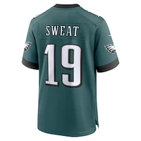 Maillot de jeu d'équipe Nike Josh Sweat Midnight Green Philadelphia Eagles pour homme