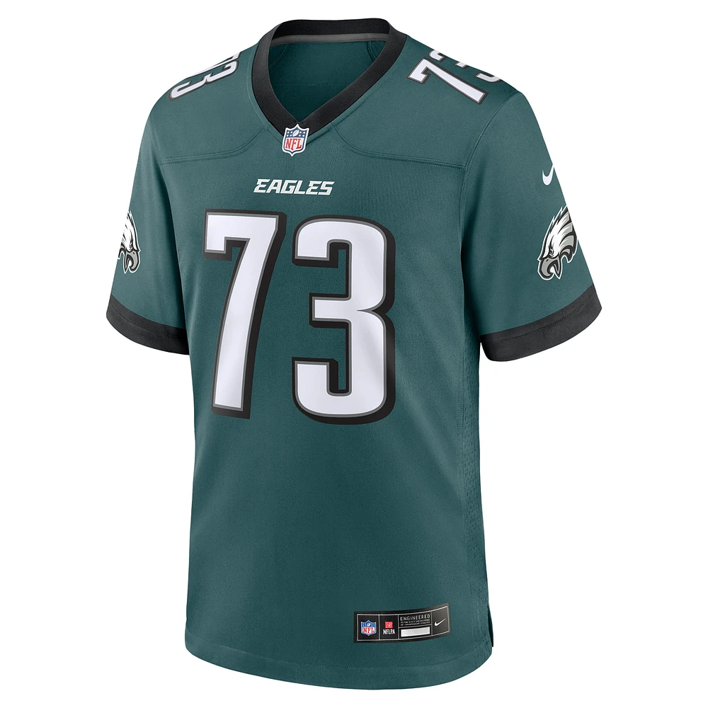 Maillot de match Nike Le'Raven Clark pour homme, vert nuit, Philadelphia Eagles