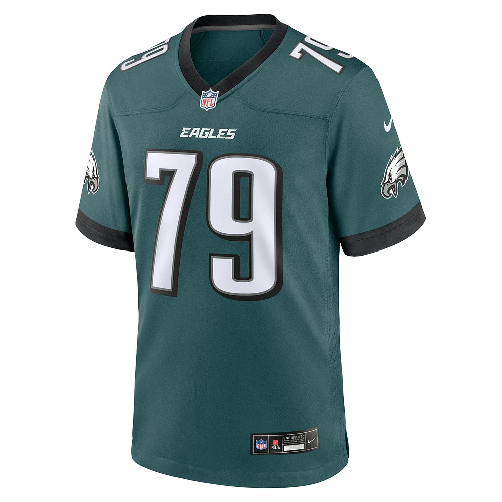 Men's Nike Matt Pryor Midnight Green Philadelphia Eagles Team Game Jersey