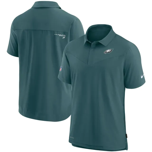 Men's Nike Midnight Green Philadelphia Eagles Sideline Lockup Performance  Quarter-Zip Top