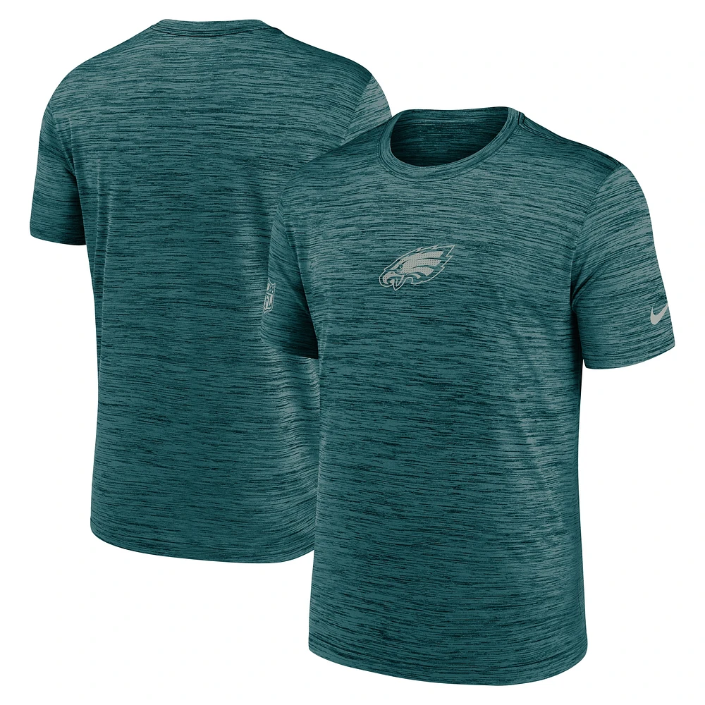 Men's Nike Midnight Green Philadelphia Eagles Sideline Velocity Performance T-Shirt
