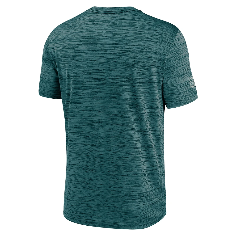 Men's Nike Midnight Green Philadelphia Eagles Sideline Velocity Performance T-Shirt