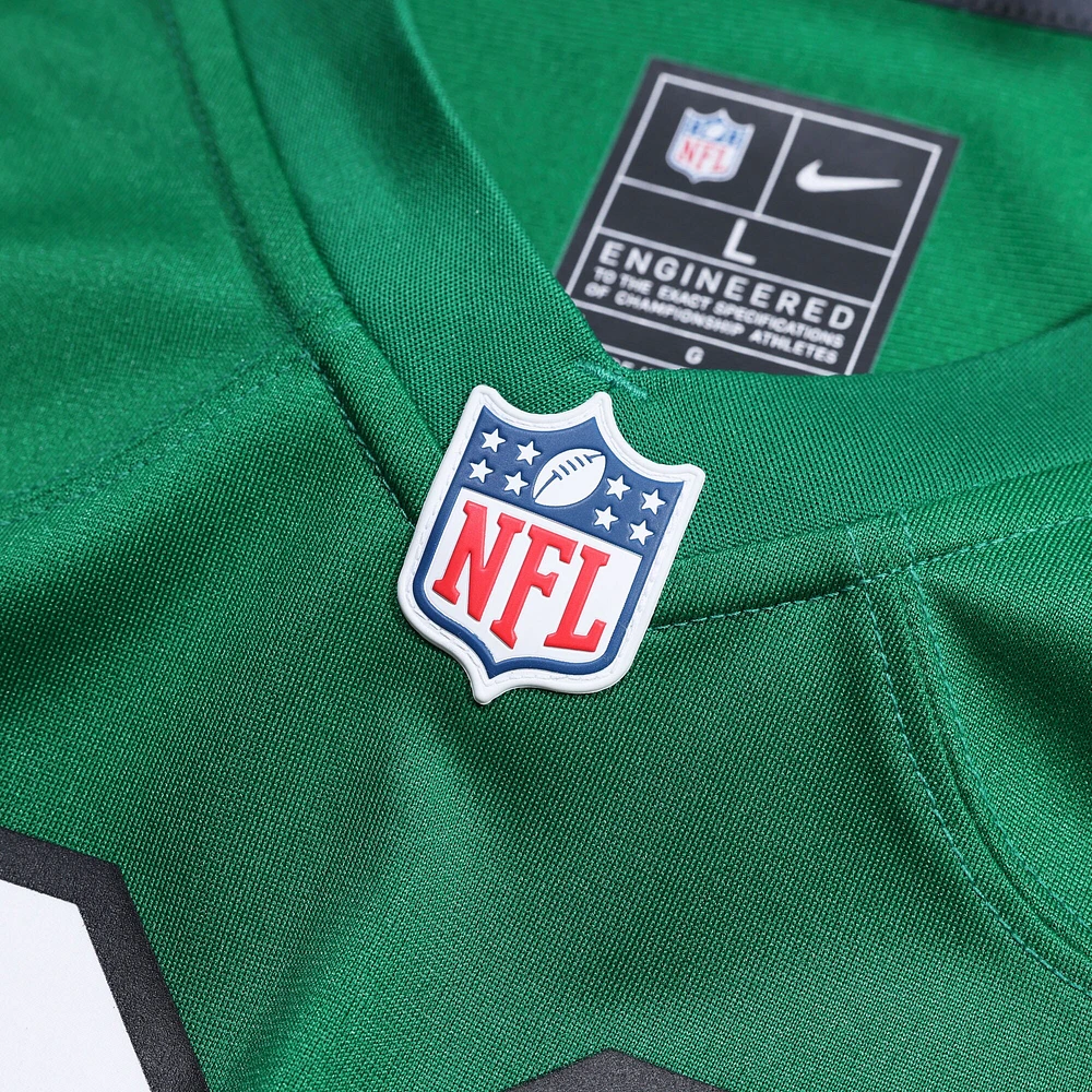 Maillot Nike Mike Quick Kelly Green pour homme, joueur retraité des Philadelphia Eagles, match alternatif