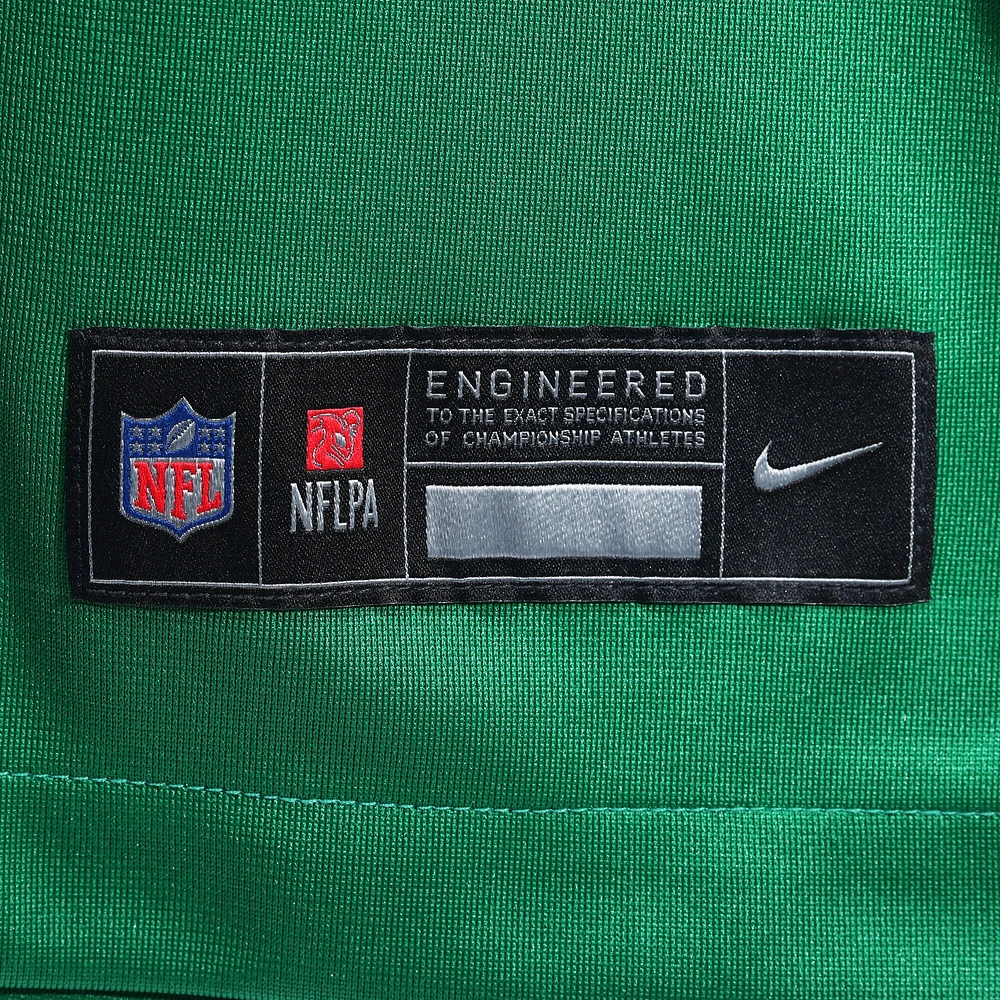 Maillot Nike Mike Quick Kelly Green pour homme, joueur retraité des Philadelphia Eagles, match alternatif