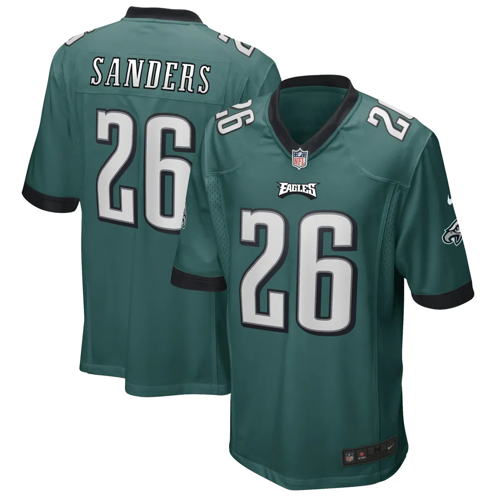 Youth Miles Sanders Black Philadelphia Eagles Replica Player Jersey