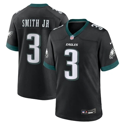 Maillot de match alternatif Nike Nolan Smith pour hommes, noir, Philadelphia Eagles