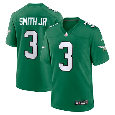 Maillot de match alternatif Nike Nolan Smith Kelly vert pour hommes des Eagles Philadelphie