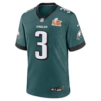 Men's Nike Nolan Smith Midnight Green Philadelphia Eagles Super Bowl LIX Game Player Jersey