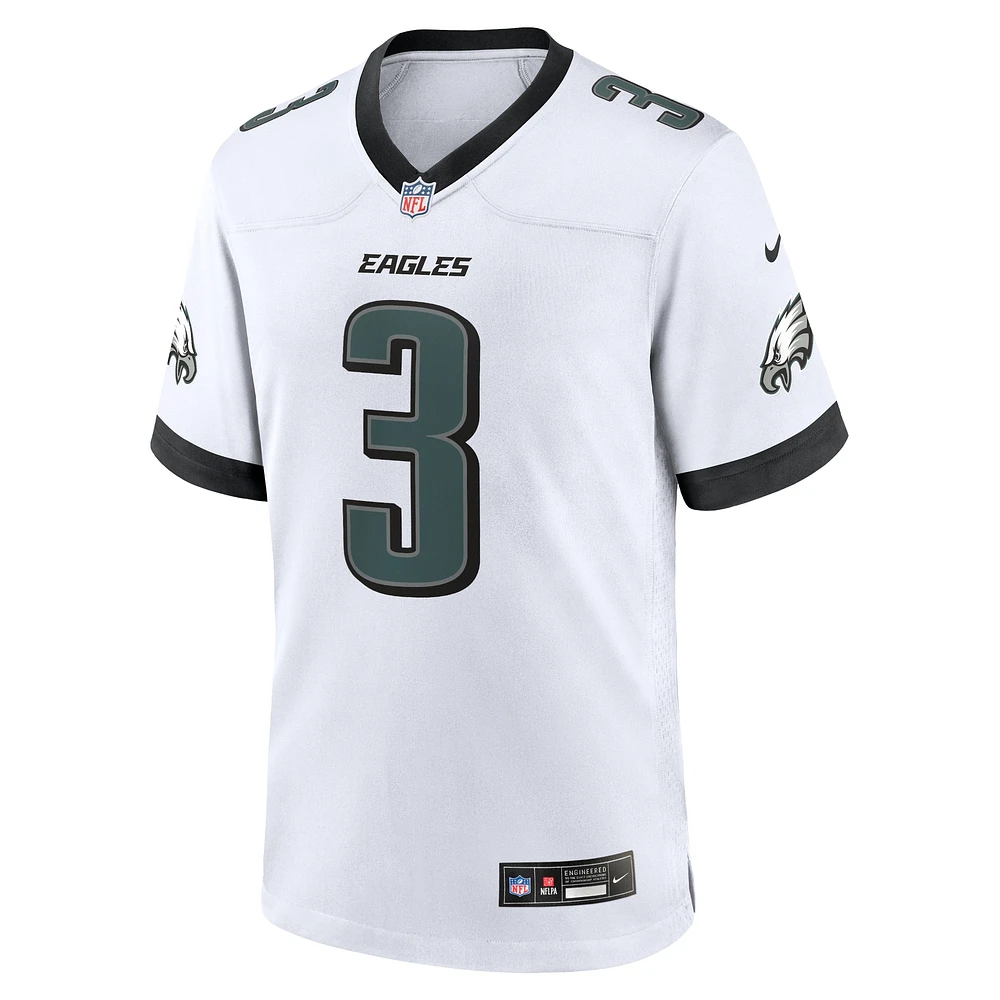 Men's Nike Nolan Smith White Philadelphia Eagles Game Jersey