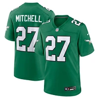 Maillot de match alternatif Nike Quinyon Mitchell Kelly pour homme, vert, Philadelphia Eagles