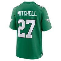 Maillot de match alternatif Nike Quinyon Mitchell Kelly pour homme, vert, Philadelphia Eagles