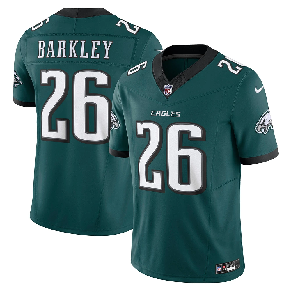 Men's Nike Saquon Barkley Midnight Green Philadelphia Eagles Vapor F.U.S.E. Limited Jersey