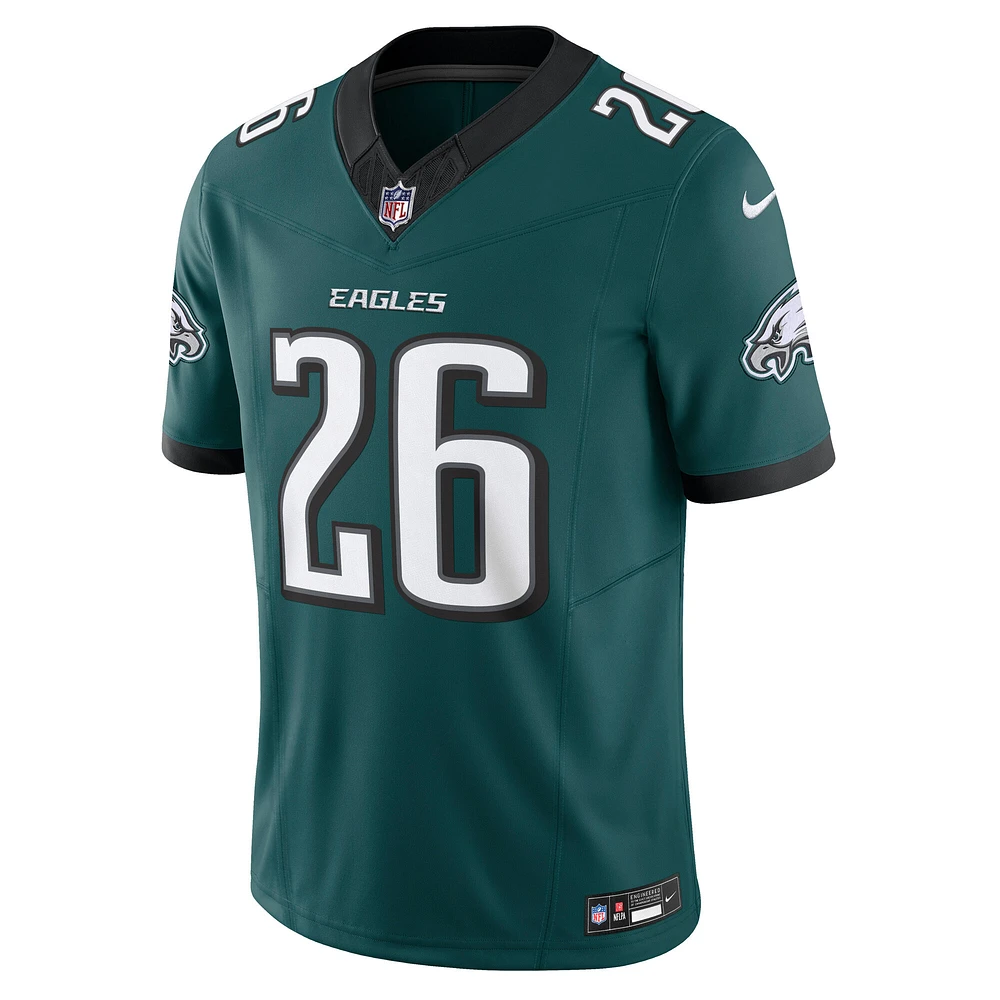 Men's Nike Saquon Barkley Midnight Green Philadelphia Eagles Vapor F.U.S.E. Limited Jersey