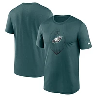 Men's  Nike Teal Philadelphia Eagles Big & Tall Blitz Legend Icon T-Shirt