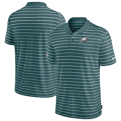 Polo de Performance Nike pour hommes, sarcelle, Philadelphia Eagles Sideline Lock Up Victory