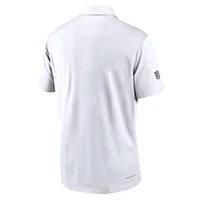 Men's Nike White Philadelphia Eagles 2024 Sideline Victory Performance Polo