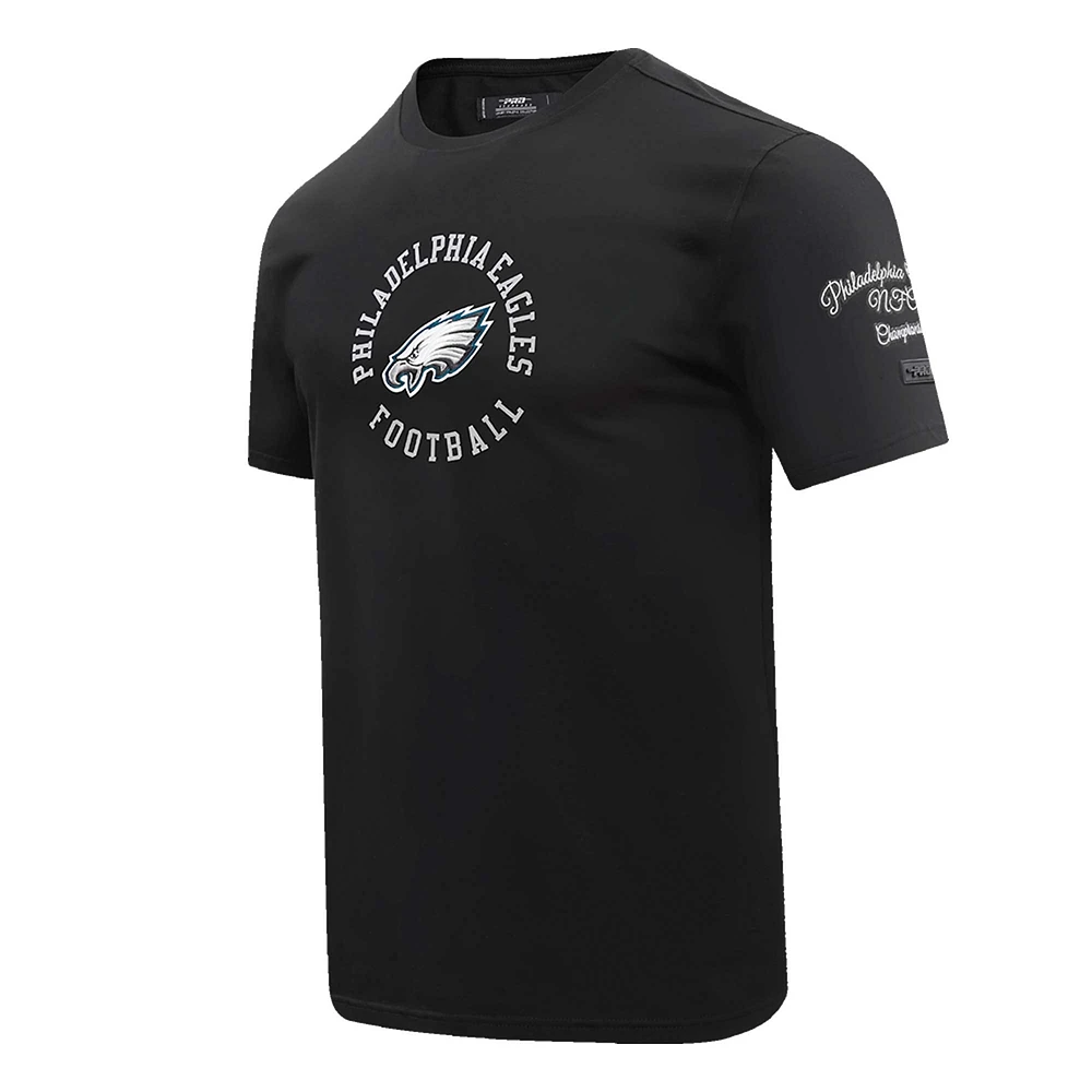 T-shirt hybride Pro Standard Philadelphia Eagles noir pour homme