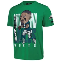 T-shirt graphique pour hommes Pro Standard Jalen Hurts Kelly Green Philadelphia Eagles Avatar Remix Player