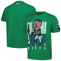 T-shirt graphique pour hommes Pro Standard Jalen Hurts Kelly Green Philadelphia Eagles Avatar Remix Player