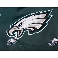 Short avec mini logo imprimé sur l'ensemble des Eagles de Philadelphie Pro Standard vert nuit pour hommes